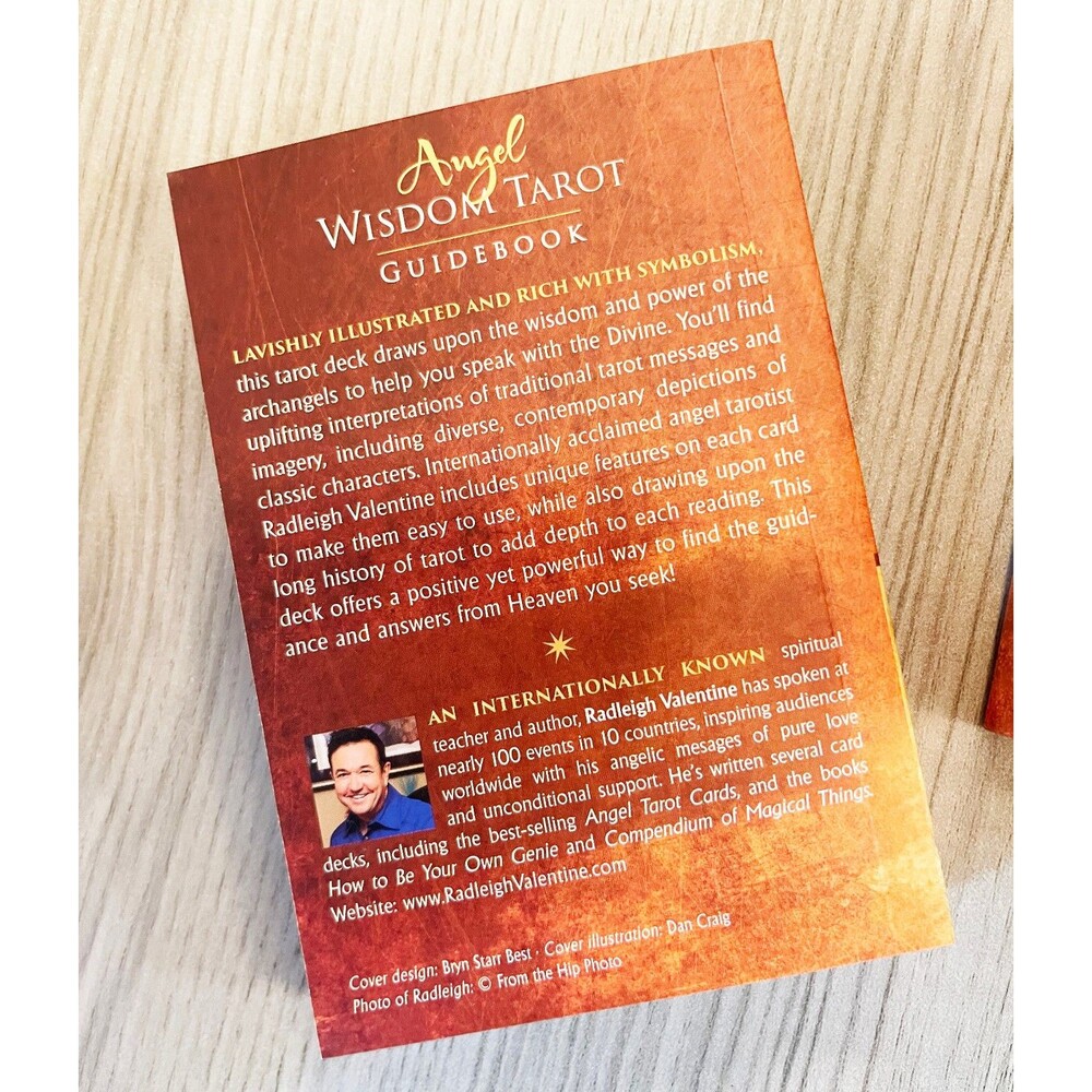 Angel Wisdom Tarot Deck & Guidebook Radleigh Valentine Complete 78 Cards Boxed - Picture 6 of 10